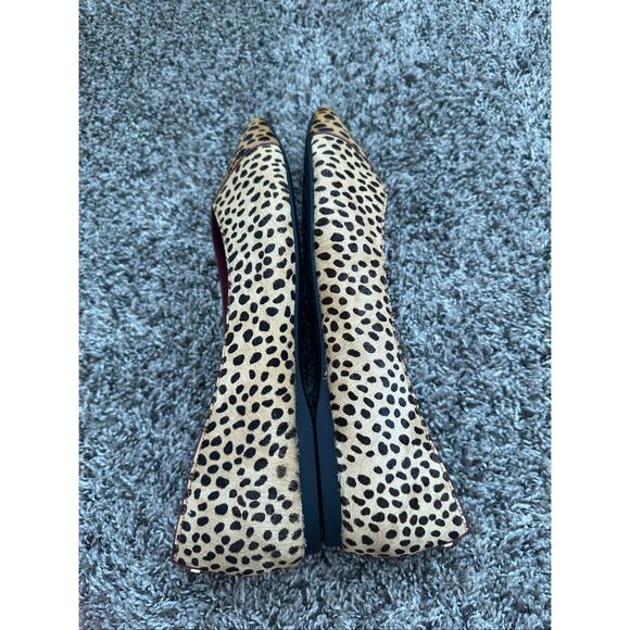 NWT Birdies The Goldfinch Mini Goldfinch Calf Hair Flats Size 9.5 - Picture 11 of 13